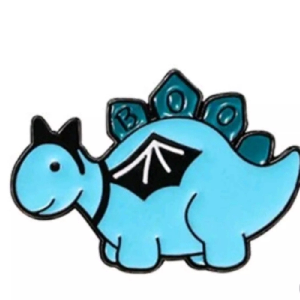🚨 Halloween Dino Dinosaur 🦕 pin #2 blue bat wings